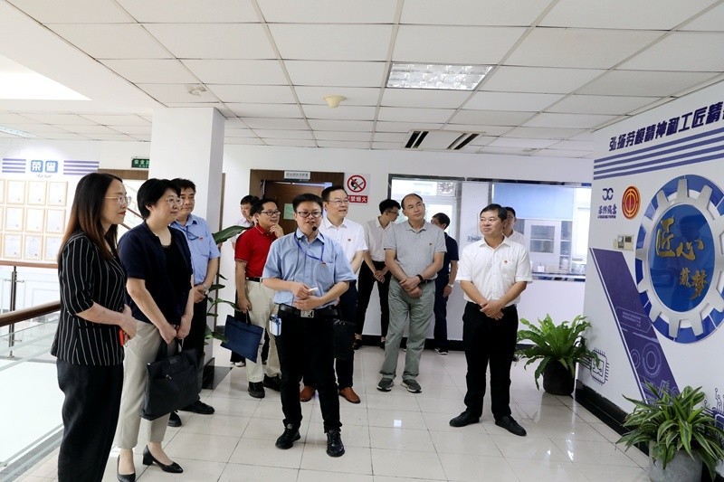 2020年7月14日，时任浙江省总工会党组成员、副主席张卫华一行莅临金彩汇官网纸业调研推进新时代产业工人队伍建设改革工作