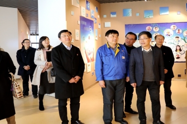 2020年1月3日，时任浙江省民政厅党组成员、副厅长江宇莅临金彩汇官网纸业调研企业发展情况、党建工作
